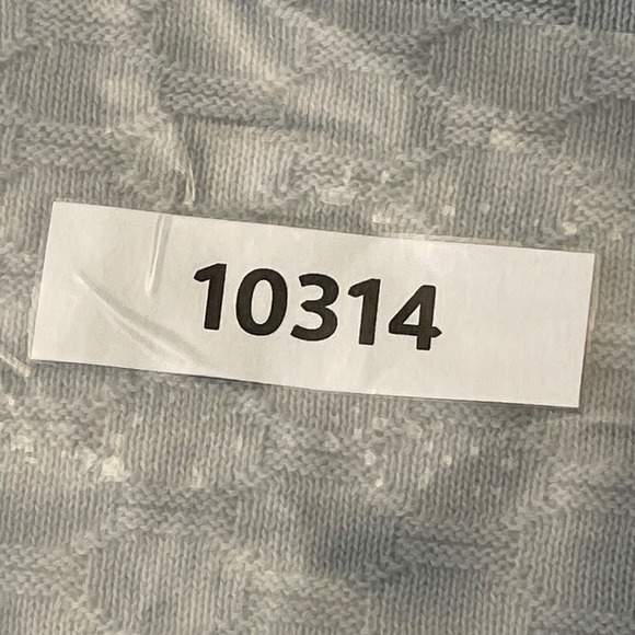 Ella Moss Womens Medium Blue Knit V Neck Short Sleeve Pullover Top - Picture 10 of 10